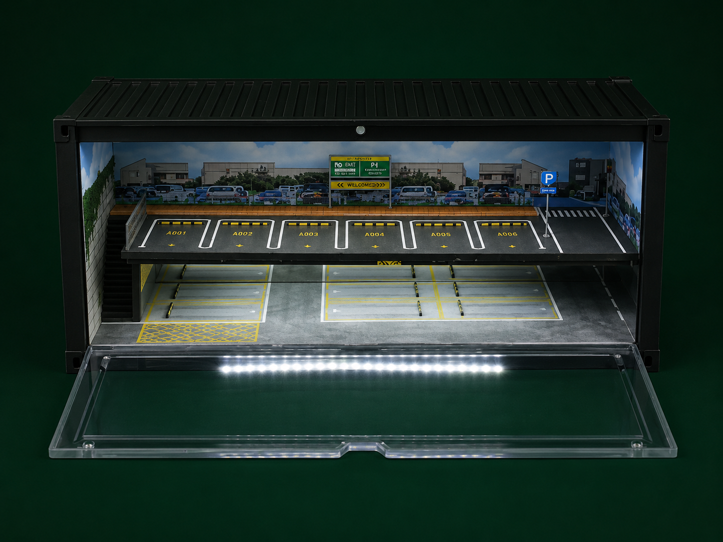 MoreArt – Container Underground Parking B – Diorama – 1:64