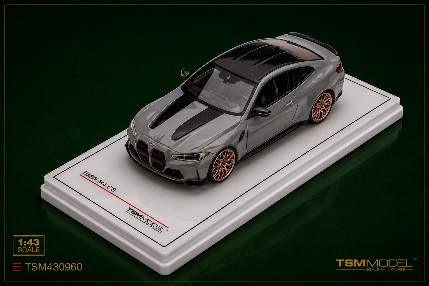 TSM430960 - BMW M4 (G82) Brooklyn Grey 2024 – 1:43 (PRE-ORDER)