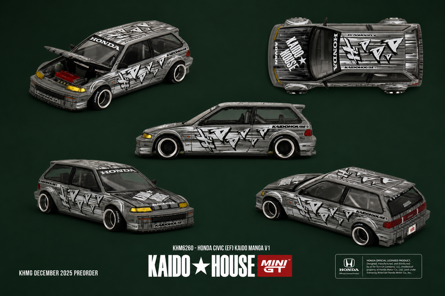 KHMG260 Honda CIVIC (EF) MANGA V1