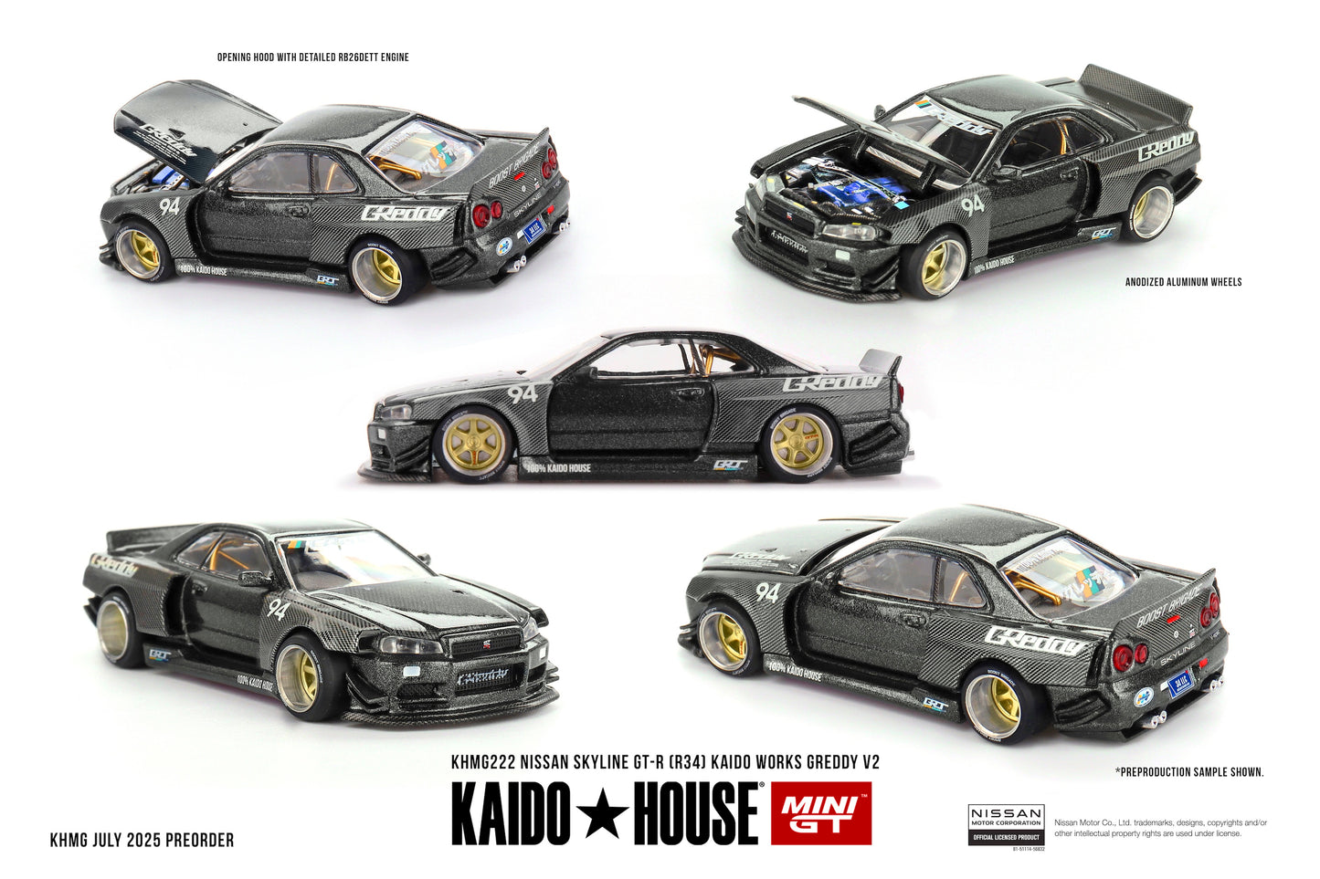 KHMG222 – Nissan Skyline GT-R (R34) Kaido Works V2
