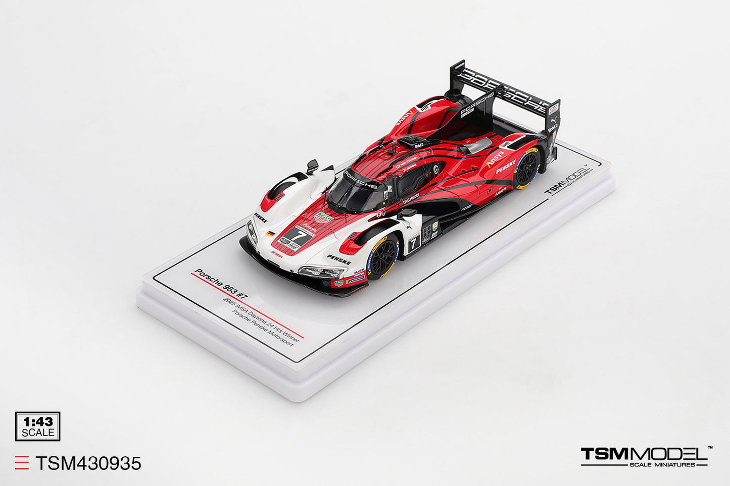 TSM430935 - Porsche 963 #7 – Daytona 24H Winner 2025 – 1:43 (PRE-ORDER)