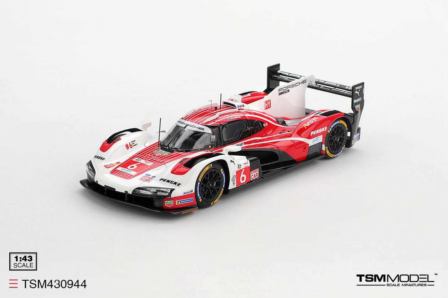 TSM430944 - Porsche 963 #6 – Le Mans 24H 2nd Place 2025 – 1:43 (PRE-ORDER)