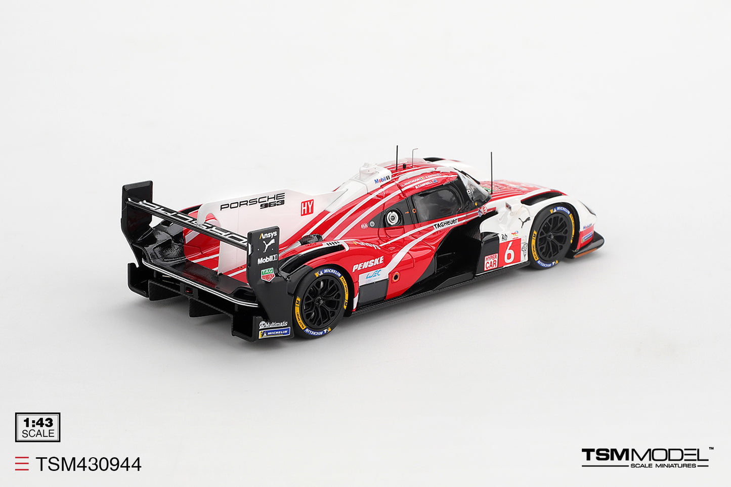 TSM430944 - Porsche 963 #6 – Le Mans 24H 2nd Place 2025 – 1:43 (PRE-ORDER)