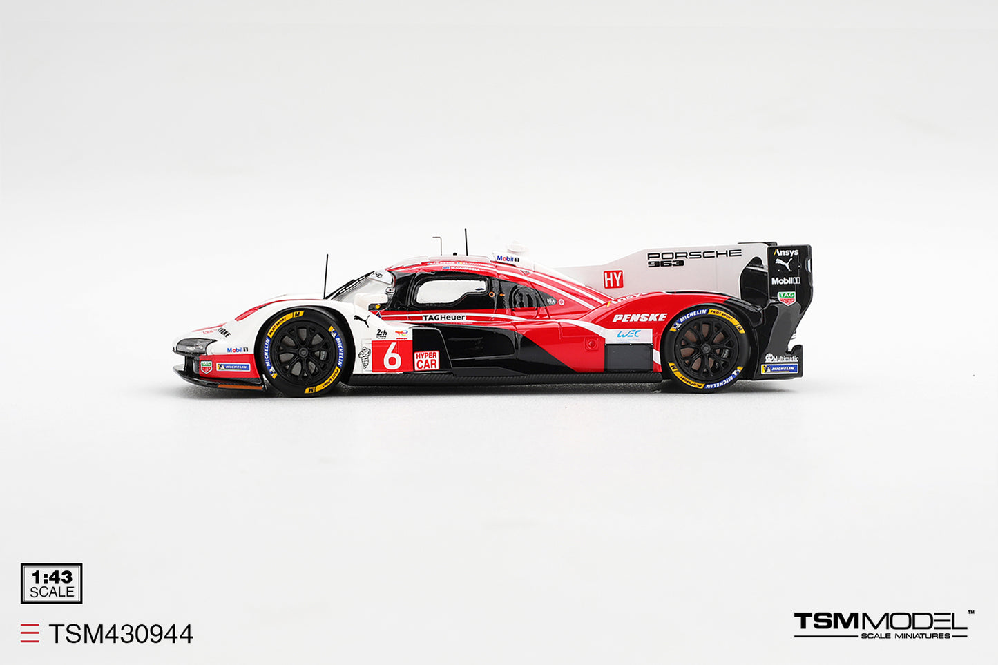 TSM430944 - Porsche 963 #6 – Le Mans 24H 2nd Place 2025 – 1:43 (PRE-ORDER)
