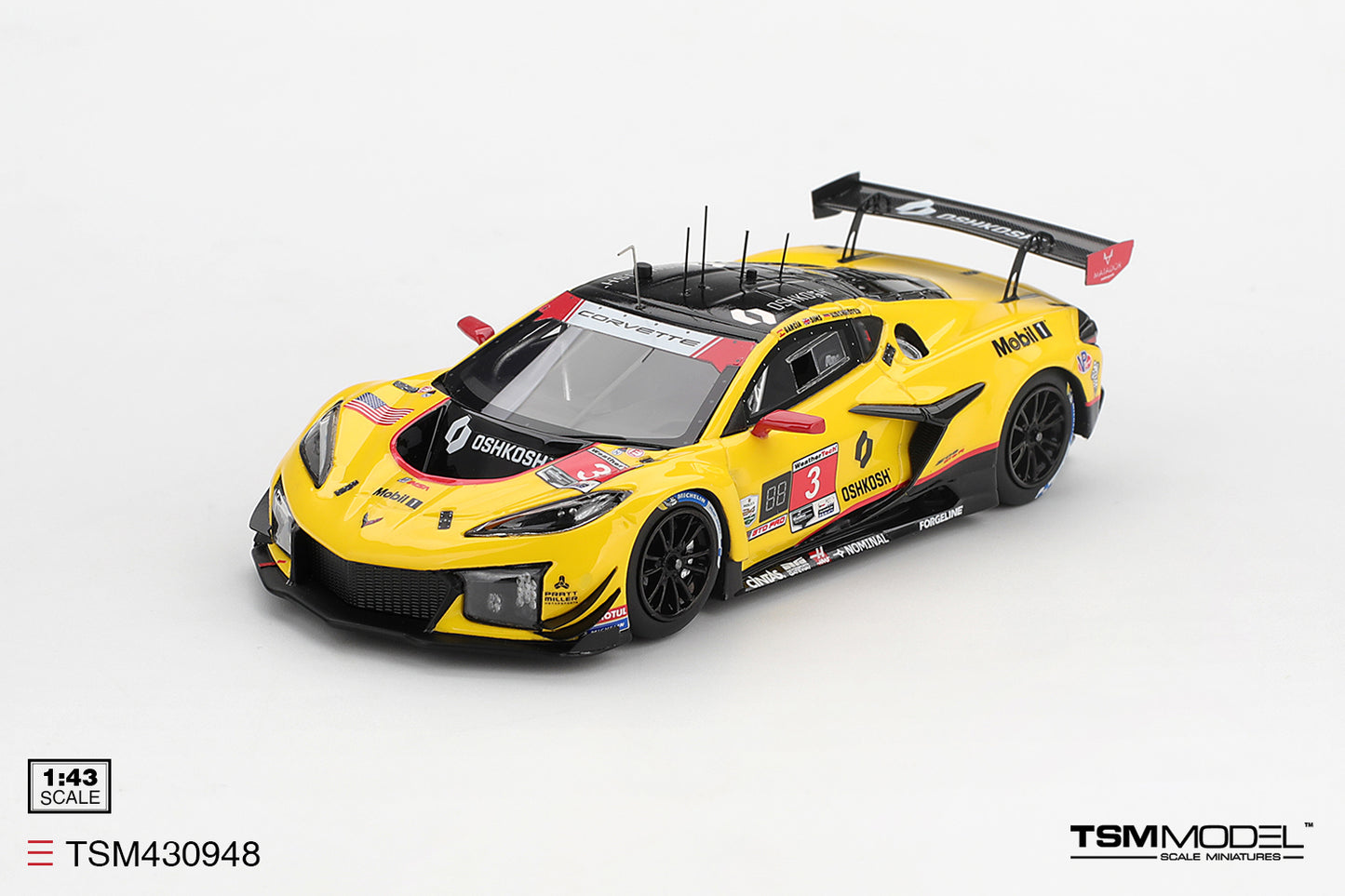TSM430948 - Chevrolet Corvette Z06 GT3.R #3 – Daytona 24H 2026 – 1:43 (PRE-ORDER)