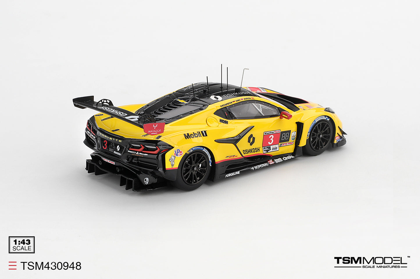 TSM430948 - Chevrolet Corvette Z06 GT3.R #3 – Daytona 24H 2026 – 1:43 (PRE-ORDER)