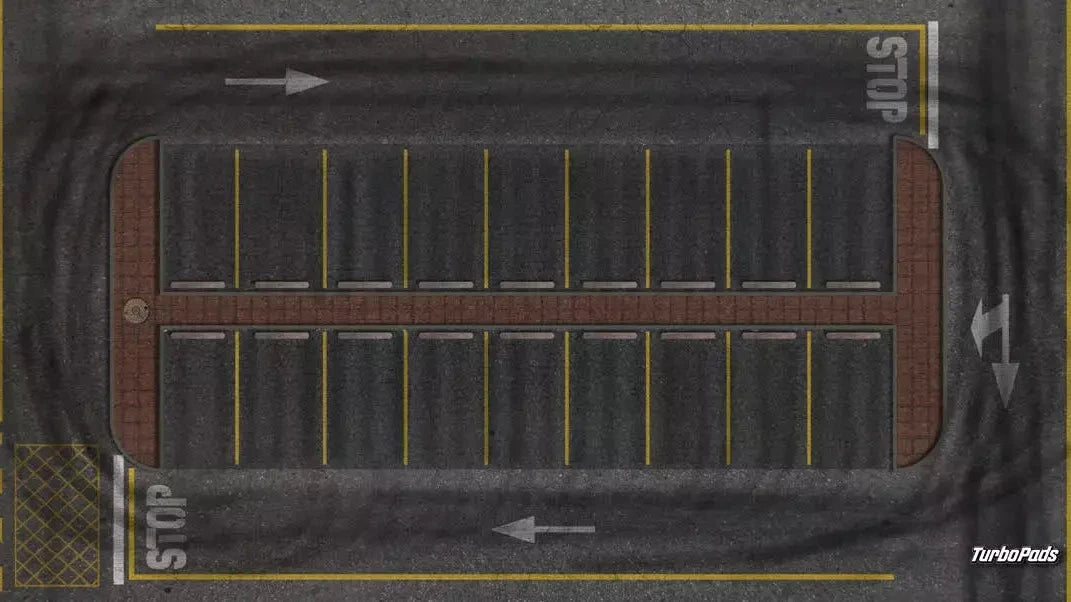 Turbo Pads - Berlin Parkplatz 1:64 Stoffmatte