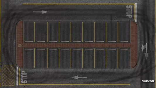 Turbo Pads - Berlin Parkplatz 1:64 Stoffmatte